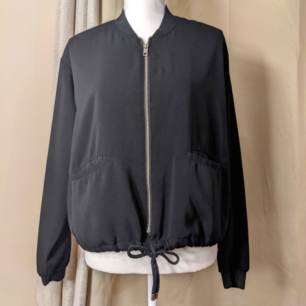 Black Bomber Jacket
